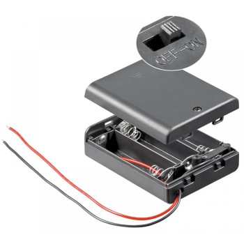 GBC 25.0110.90 - Θήκη Μπαταρίας με Διακόπτη 3xAAA-UM4 GBC 25.0110.90 - Θήκη Μπαταρίας με Διακόπτη 3xAAA-UM4 Μπαταρίες Onetrade